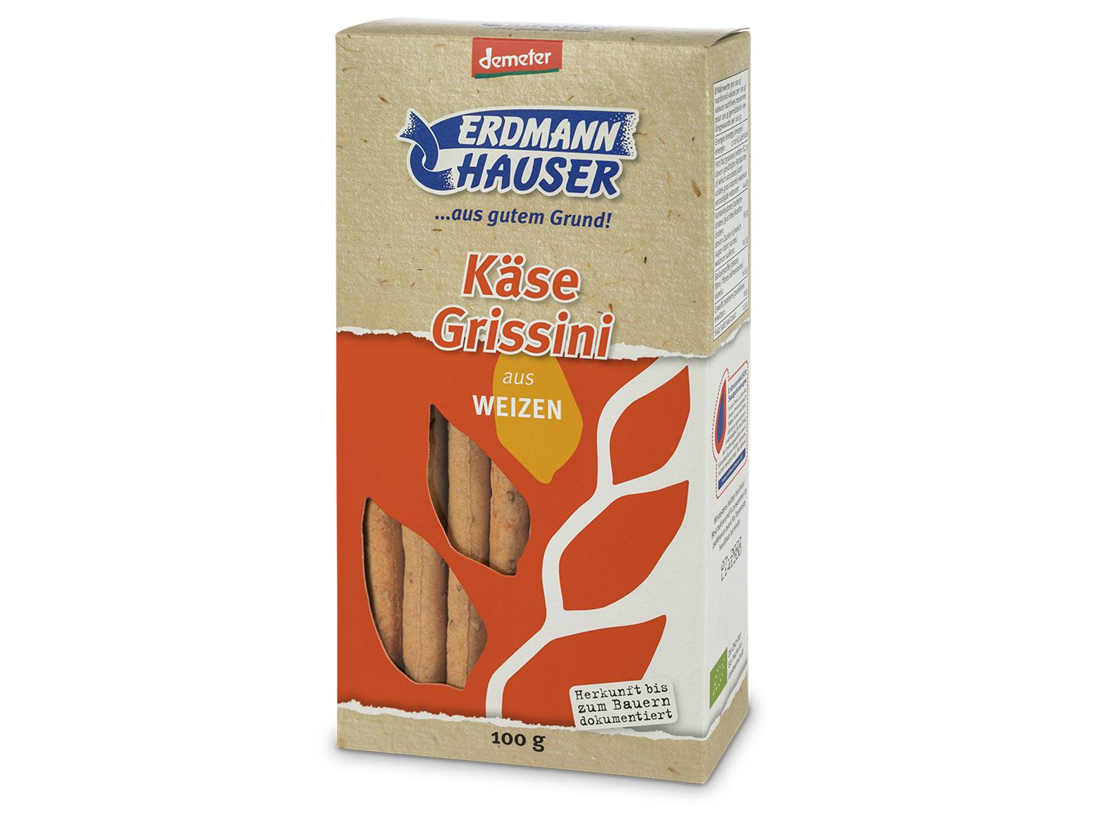 Erdmann Hauser Käse Grissini 100 g
