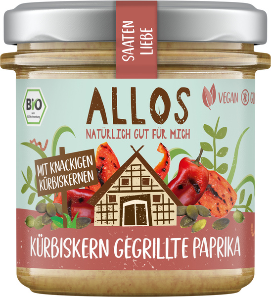 Allos Saatenliebe Kuerbiskern gegrillte Paprika 135 g