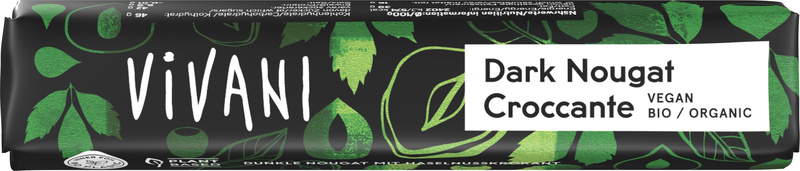Vivani Dark Nougat Croccante 35 g