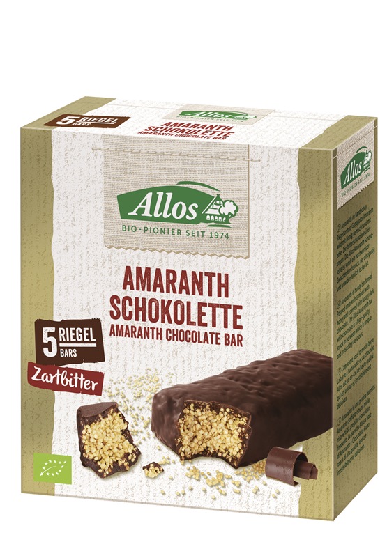 Allos Amaranth Schokolette 5er Pack 140 g