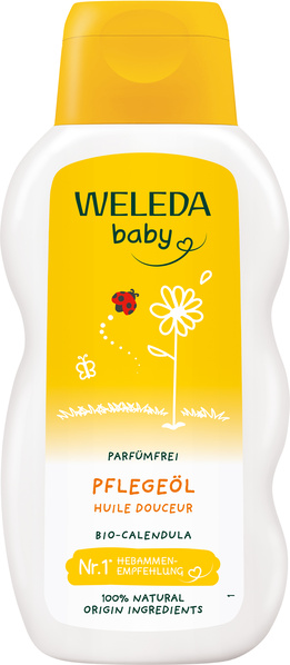 Weleda BABY & KIND CALENDULA PFLEGEÖL PARFUMFREI 200 ml