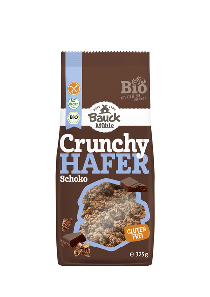 Bauck Mühle Hafer Crunchy Schoko glf 325 g