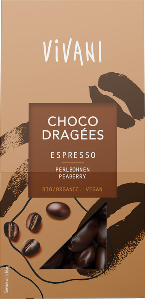 Vivani Choco Dragées Espresso 75 g