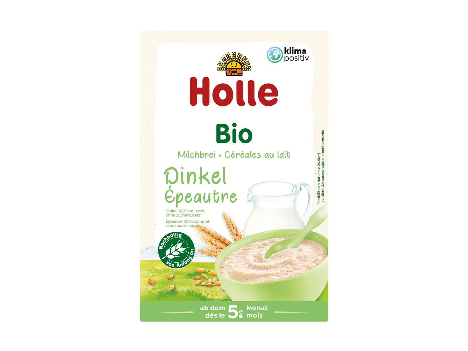 Holle baby food Bio-Milchbrei Dinkel 250g