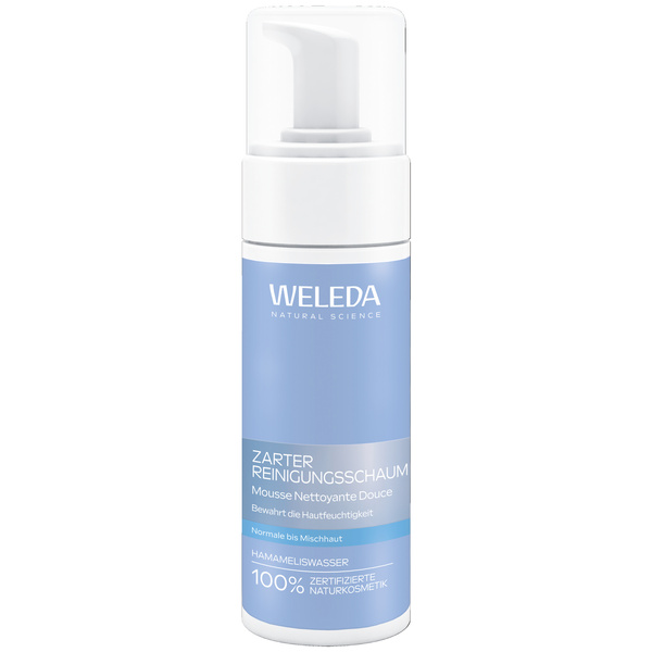 Weleda Zarter Reinigungsschaum Hamamelis 150 ml