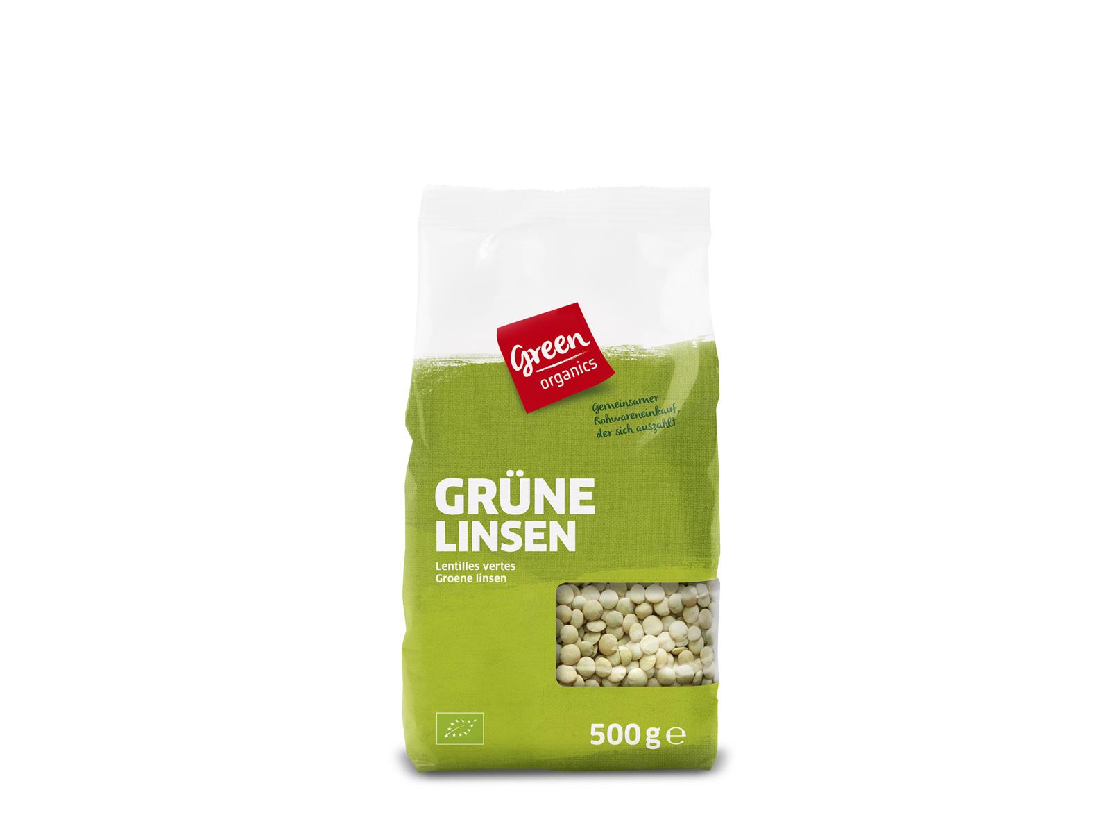 greenorganics Linsen grün 500 g