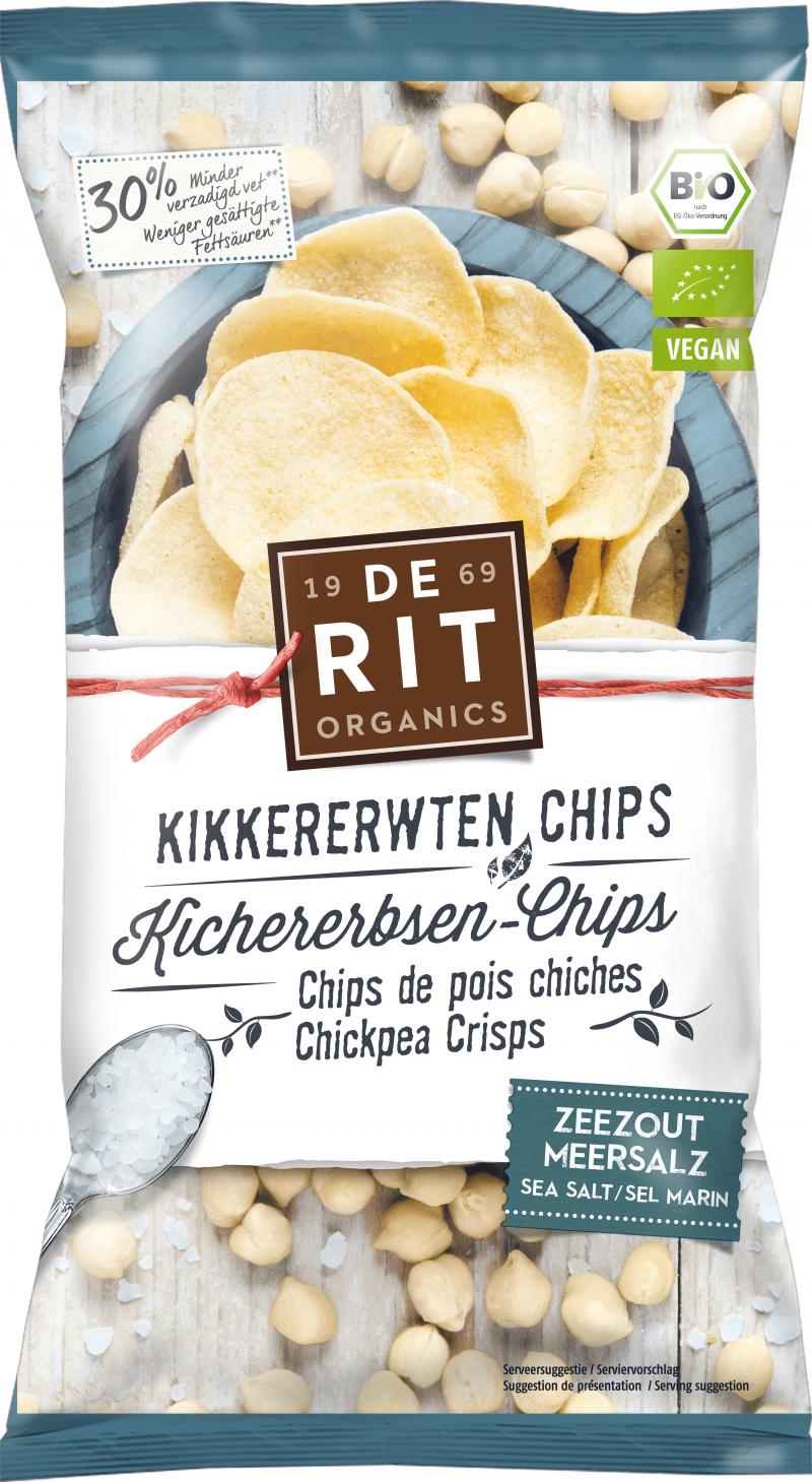 De Rit Kichererbsen Chips Meersalz 75g