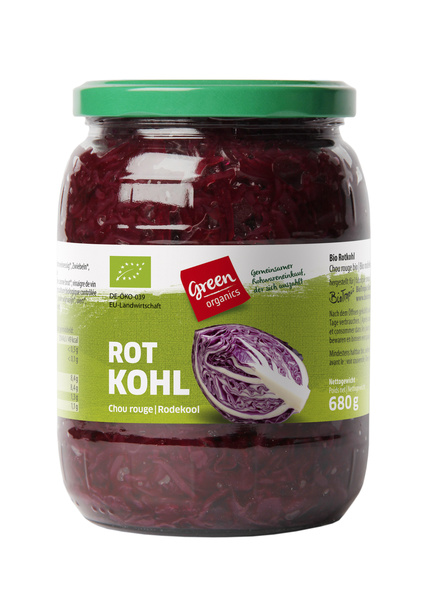 greenorganics Rotkohl im Glas 680 g