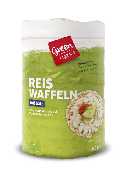 greenorganics Reiswaffeln mit Salz 100 g