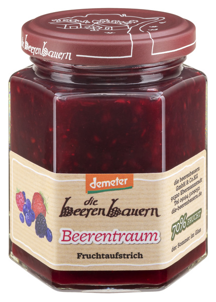 die beerenbauern Beerentraum Fruchtaufstrich 200 g