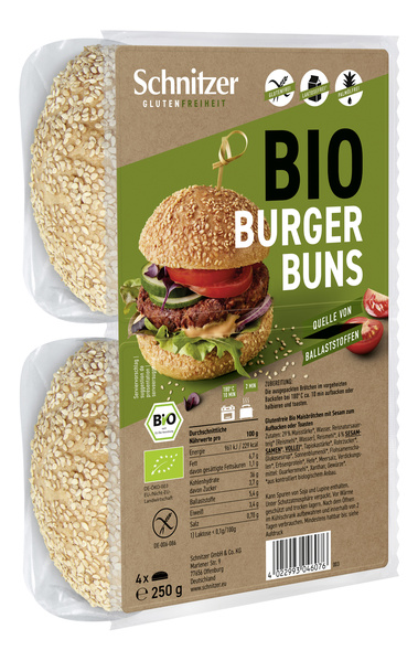 Schnitzer GLUTENFREIHEIT Burger Buns glf 250 g