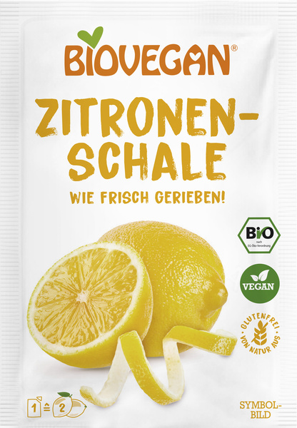 Biovegan Zitronenschalen gerieben 9 g