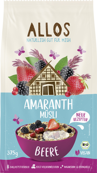 Allos Amaranth Beeren Müsli 375 g
