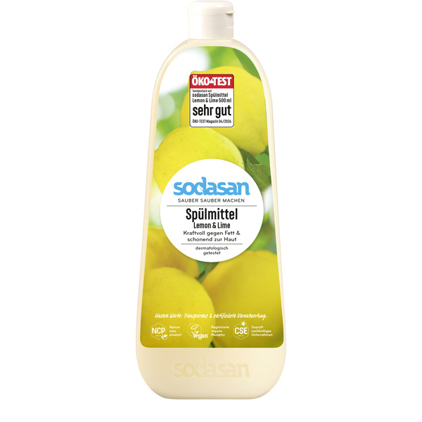 sodasan Geschirrspülmittel Lemon 1l 1 l