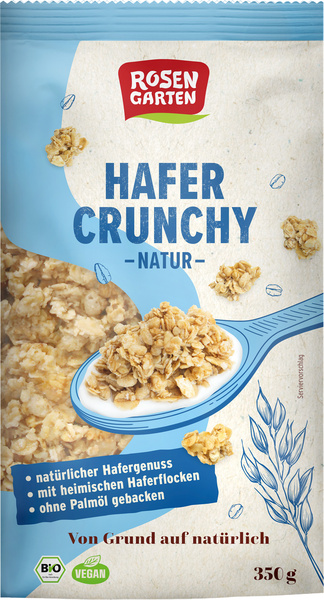 Rosengarten Hafer-Crunchy Natur 350 g
