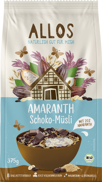 Allos Amaranth Schoko Müsli 375 g