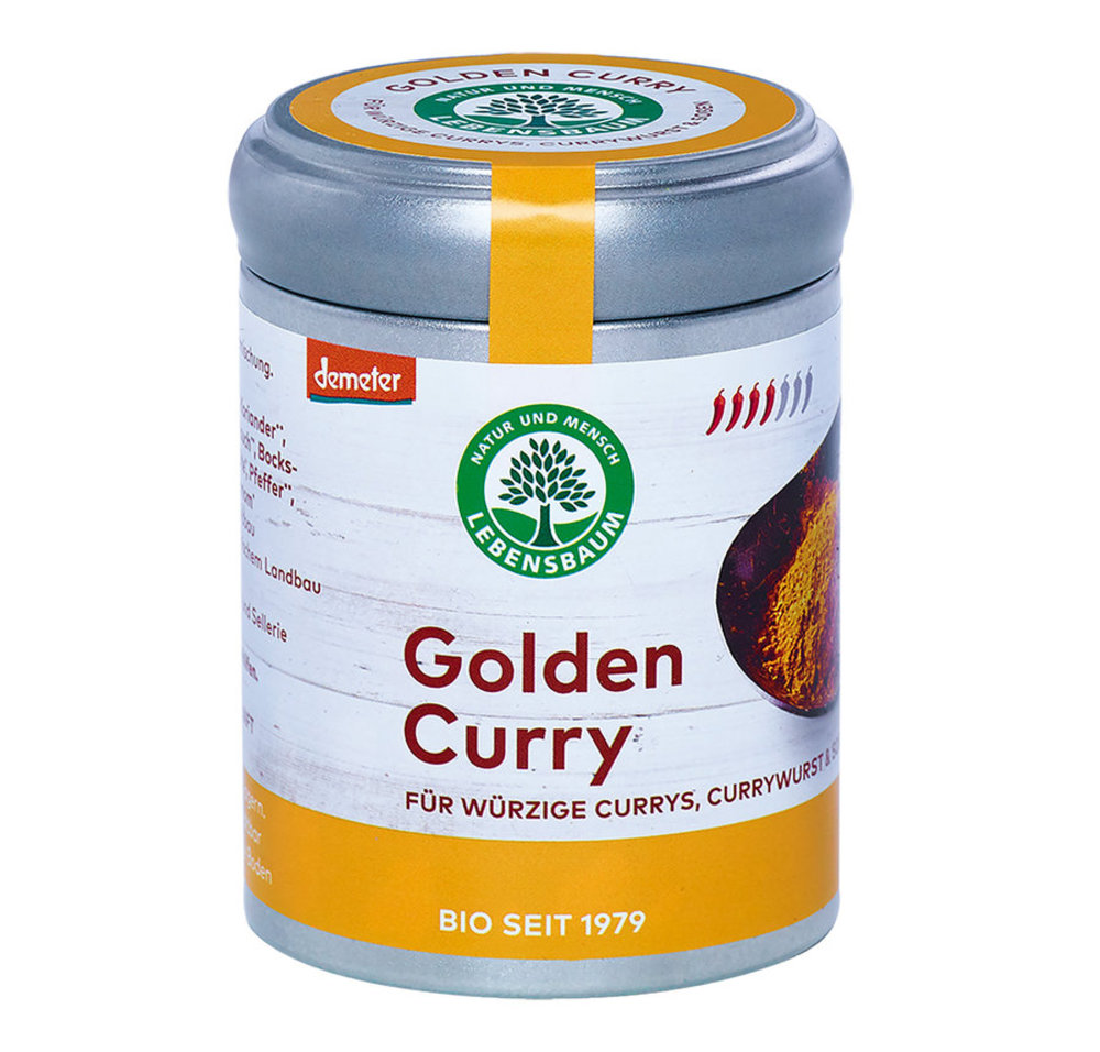 Lebensbaum Golden Curry Dose 55g