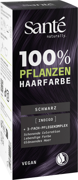 Sante Pflanzenhaarfarbe Schwarz 100 g