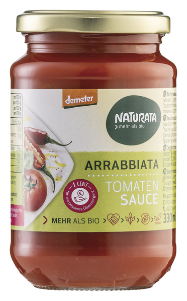 NATURATA Arrabbiata Tomatensauce 330 ml