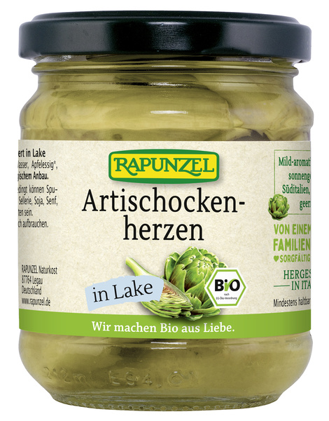 Rapunzel Artischokenherzen geviertelt in Lake 200 g