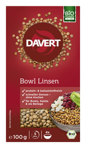 Davert Bowl Linse Instant 100 g