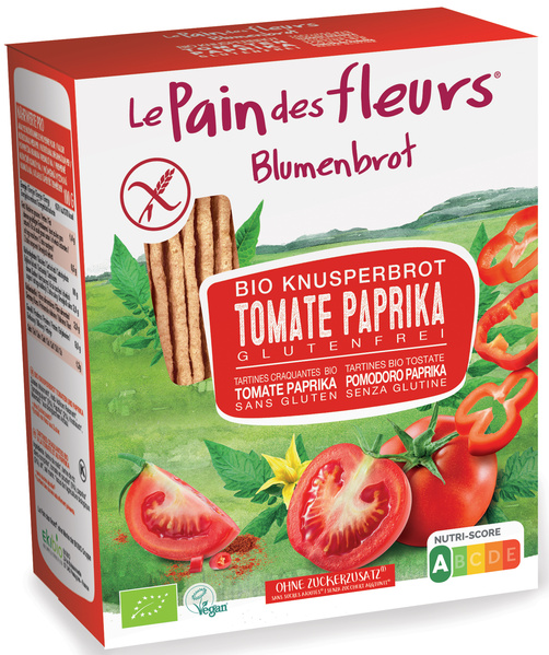 Blumenbrot Blumenbrot Tomate und Paprika 150 g