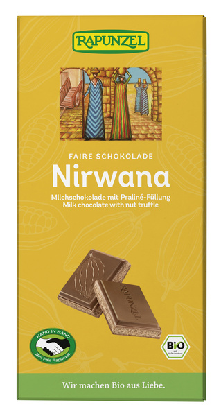 Rapunzel Nirwana Milchschokolade m.Trüffel 100 g