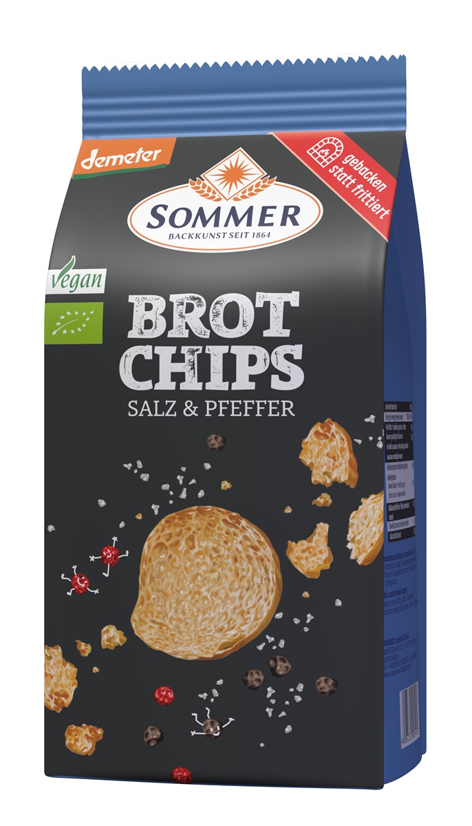 Sommer Brot Chips - Salz & Pfeffer 100 g