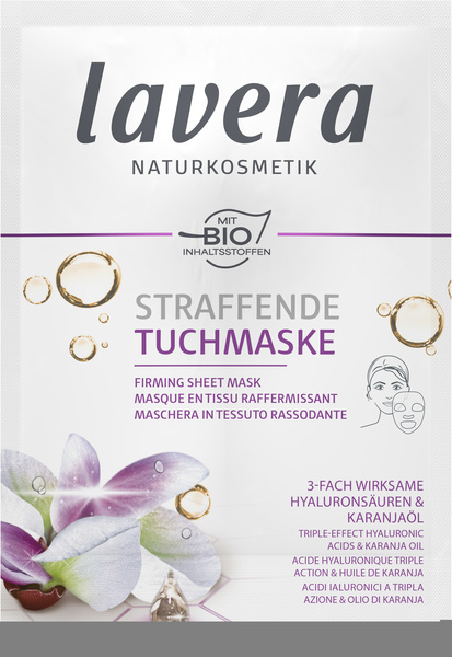 lavera Straffende Tuchmaske Karanjaöl 21 ml