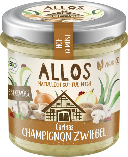 Allos Hof Gemüse Champignon Zwiebel 135 g
