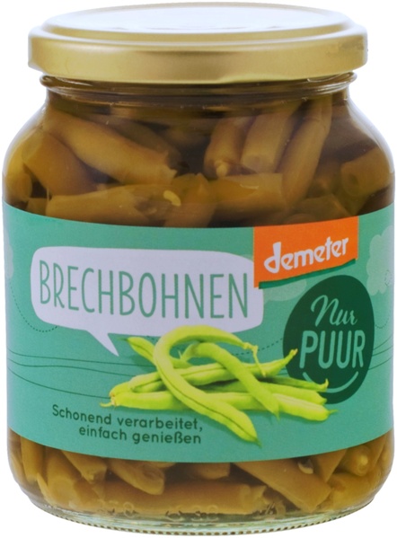 Nur Puur Brechbohnen demeter 340 g