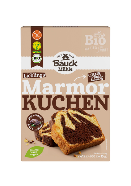 Bauck Mühle Marmorkuchen glf 415 g