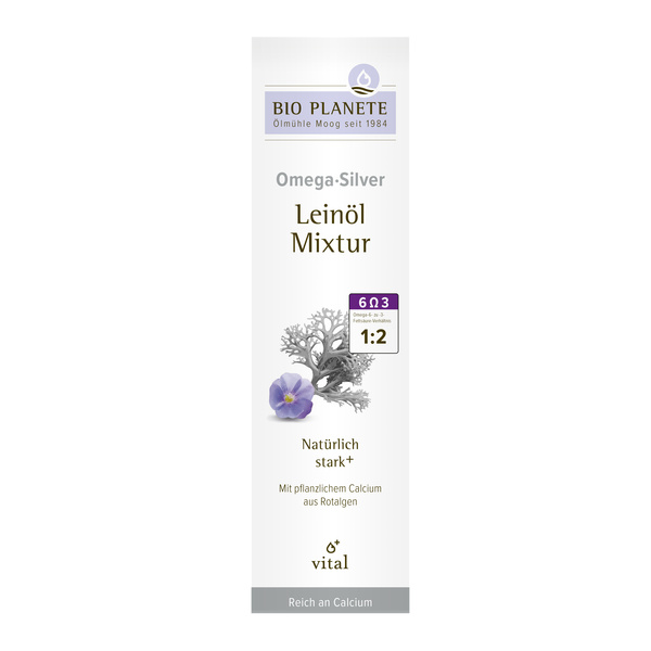BIO PLANÈTE Omega Silver Leinöl-Mixtur 100 ml