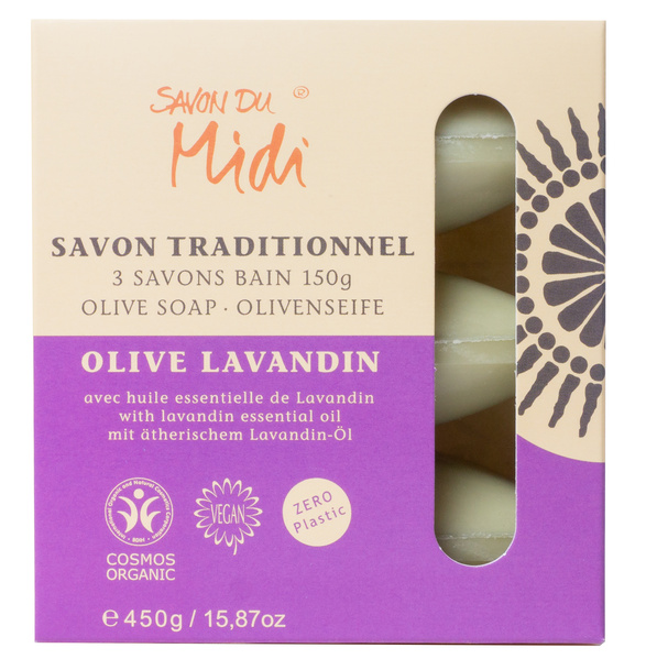 Savon du Midi Olivenseife mit Lavandin 3 St. 3 Stück