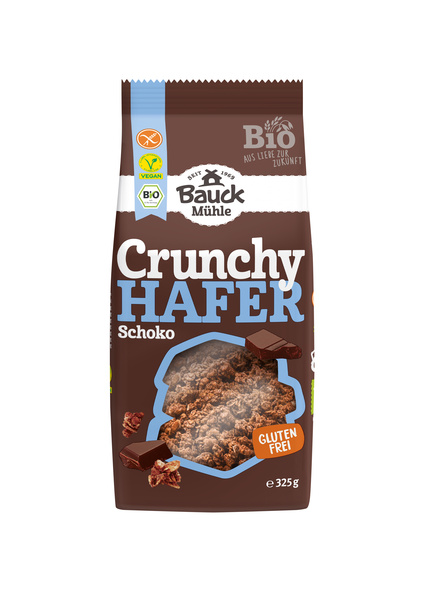 Bauck Mühle Hafer Crunchy Schoko glf 325 g