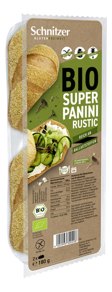Schnitzer GLUTENFREIHEIT Super Panini Rustic glf 180 g