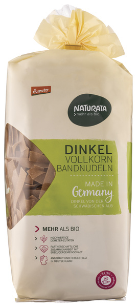 NATURATA Dinkel Vollkorn Bandnudeln 500 g