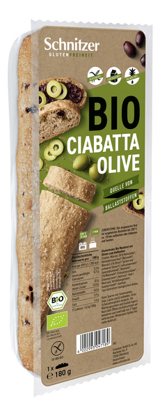 Schnitzer GLUTENFREIHEIT Ciabatta Olive glf 180 g