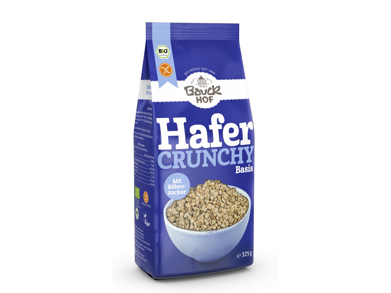 Bauckhof Hafer Crunchy Basis Glutenfrei 325g