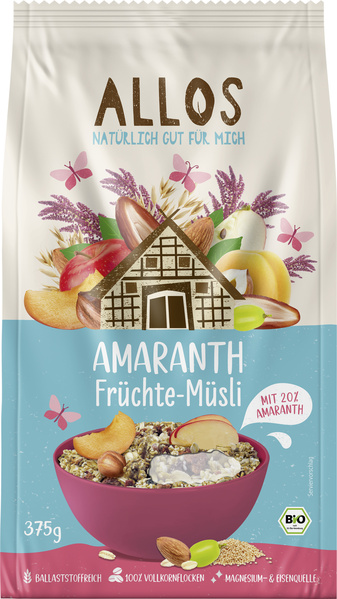 Allos Amaranth Früchte Müsli 375 g