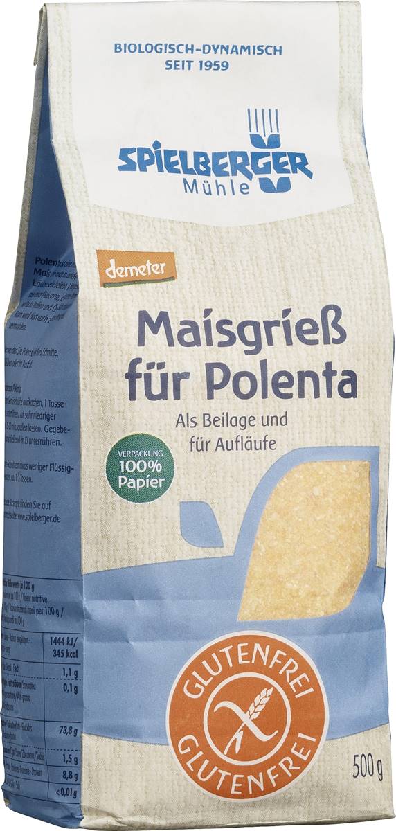 Spielberger Maisgrieß Polenta glf 500 g