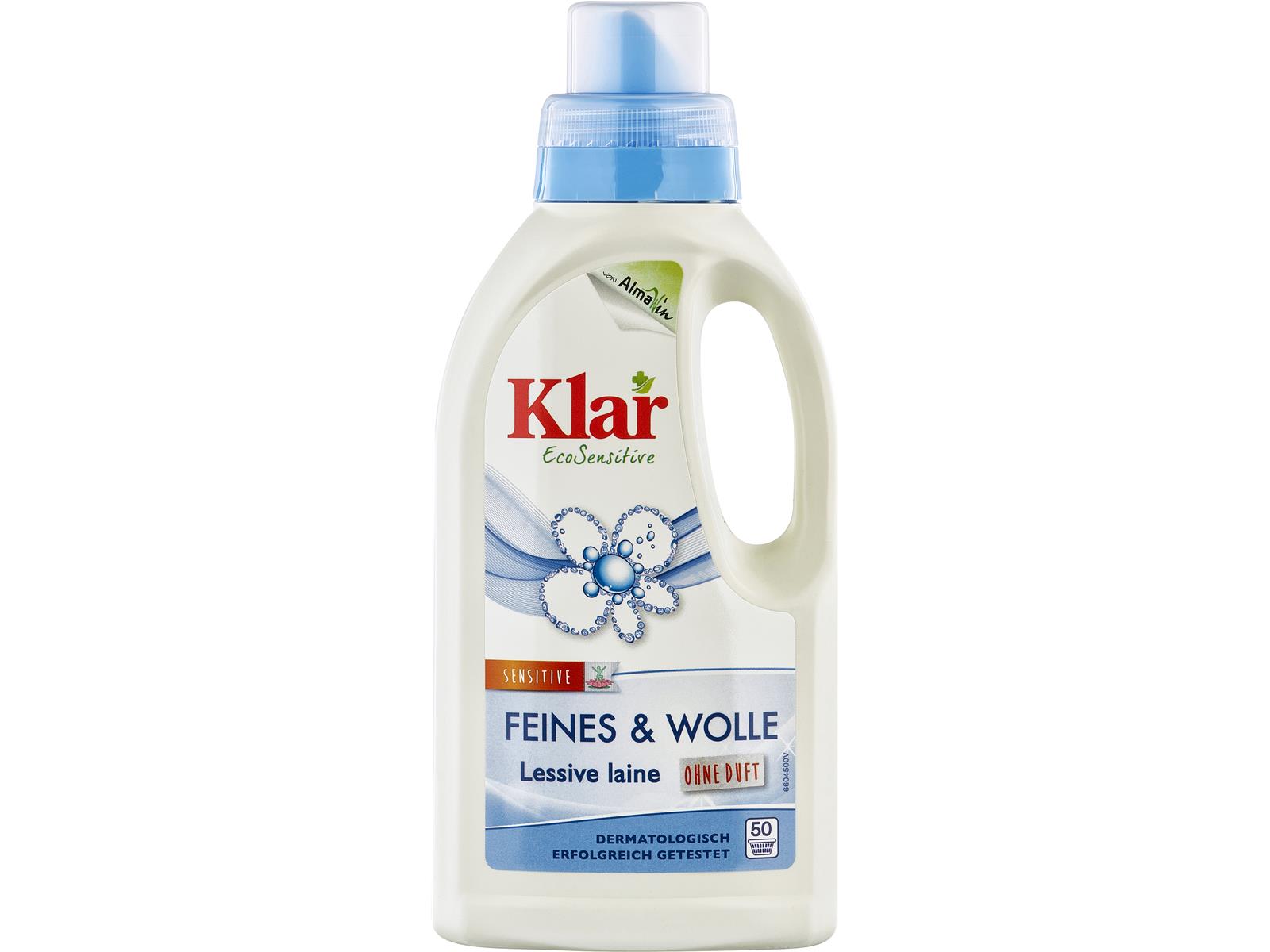 Klar Feines & Wolle 50 Waschgänge 500ml