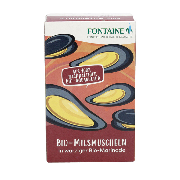 Fontaine Miesmuschelfleisch in Bio-Marinade 120 g