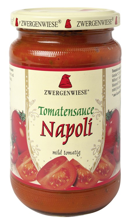 Zwergenwiese Tomatensauce Napoli 340 ml