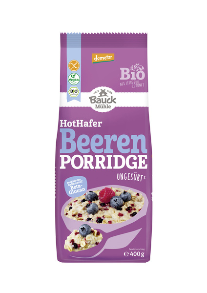 Bauck Mühle Hot Hafer Beere Porridge glf 400 g