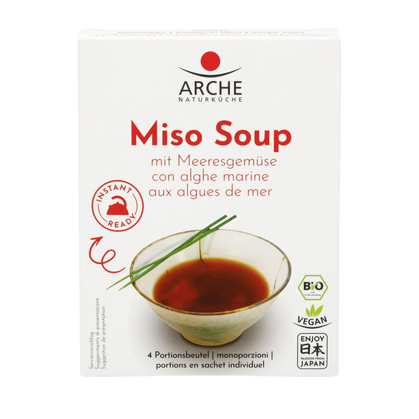 Arche Naturküche Misosuppe Meeresgemüse 4 Stück 60 g