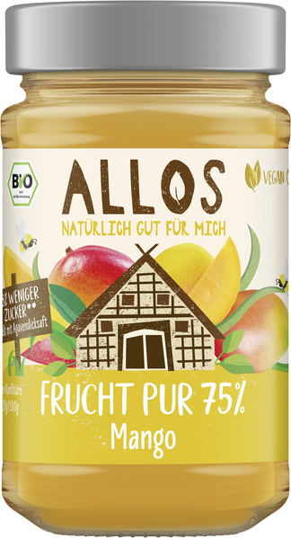 Allos Frucht Pur 75% Mango 250 g