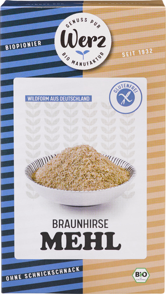 Naturkornmühle Werz Braunhirse gemahlen glf 500 g