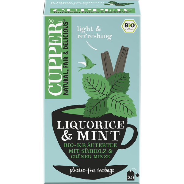 Cupper Süßholztee mit Pfefferminze 20 Btl. 30 g