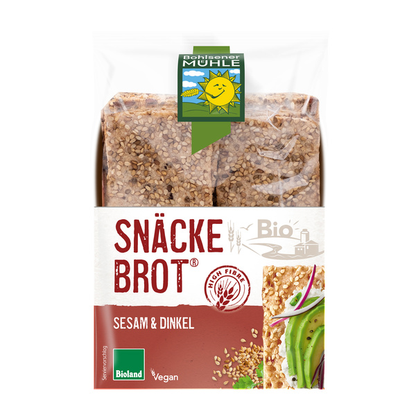 Bohlsener Mühle Snäckebrot Sesam & Dinkel 200 g